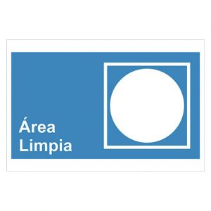 Señalética Área Limpia