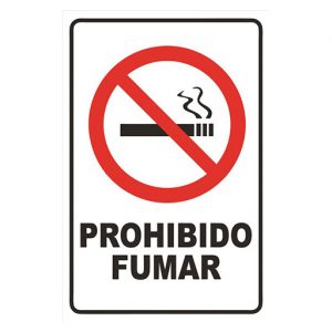 Señalética Prohibido Fumar