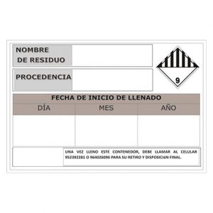 Señalética Residuos