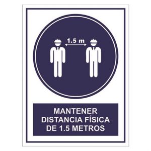 Señalética Mantener distancia