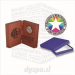 Galvano Libro Chico 9 x 12.5 x 4 cms.