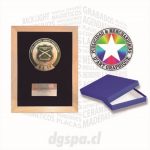 Galvano Terciopelo Métallex Color y Grabado láser 22 x 28 cms.